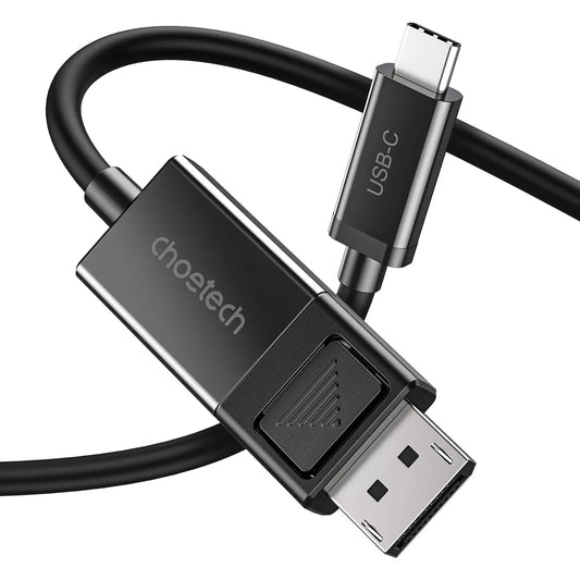 CHOETECH XCP-1803 USB-C To DisplayPort Cable 8K@30Hz 1.8M Two-Way - Mekamart Australia