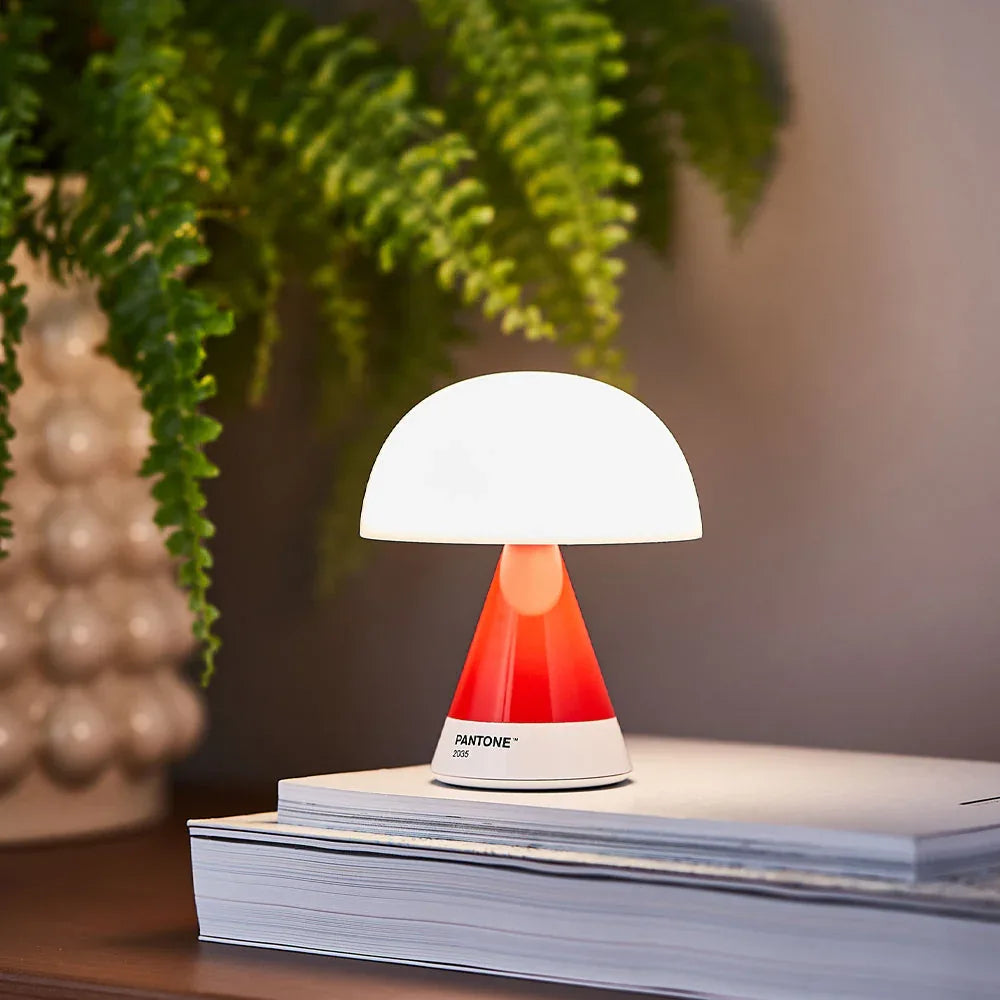 Lexon Mina M Medium Portable Led Lamp PANTONE -2035 Red - Mekamart Australia