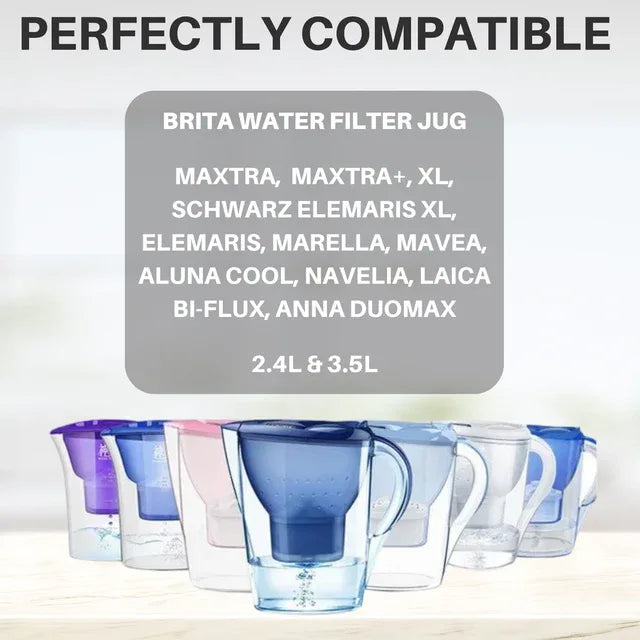 Hygieia 6 Pack - Water Jug Cartridge Filters - For Most Brita Water Jugs - Mekamart Australia