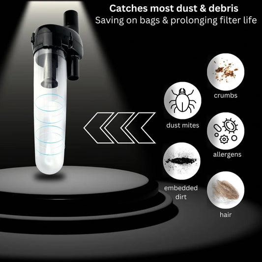 Hygieia Cyclonic Dust Separator (Bag Saver) - For Most Vacuum Brands - Mekamart Australia