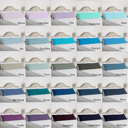 Artex 100% Cotton Body Pillowcase Navy - Mekamart Australia