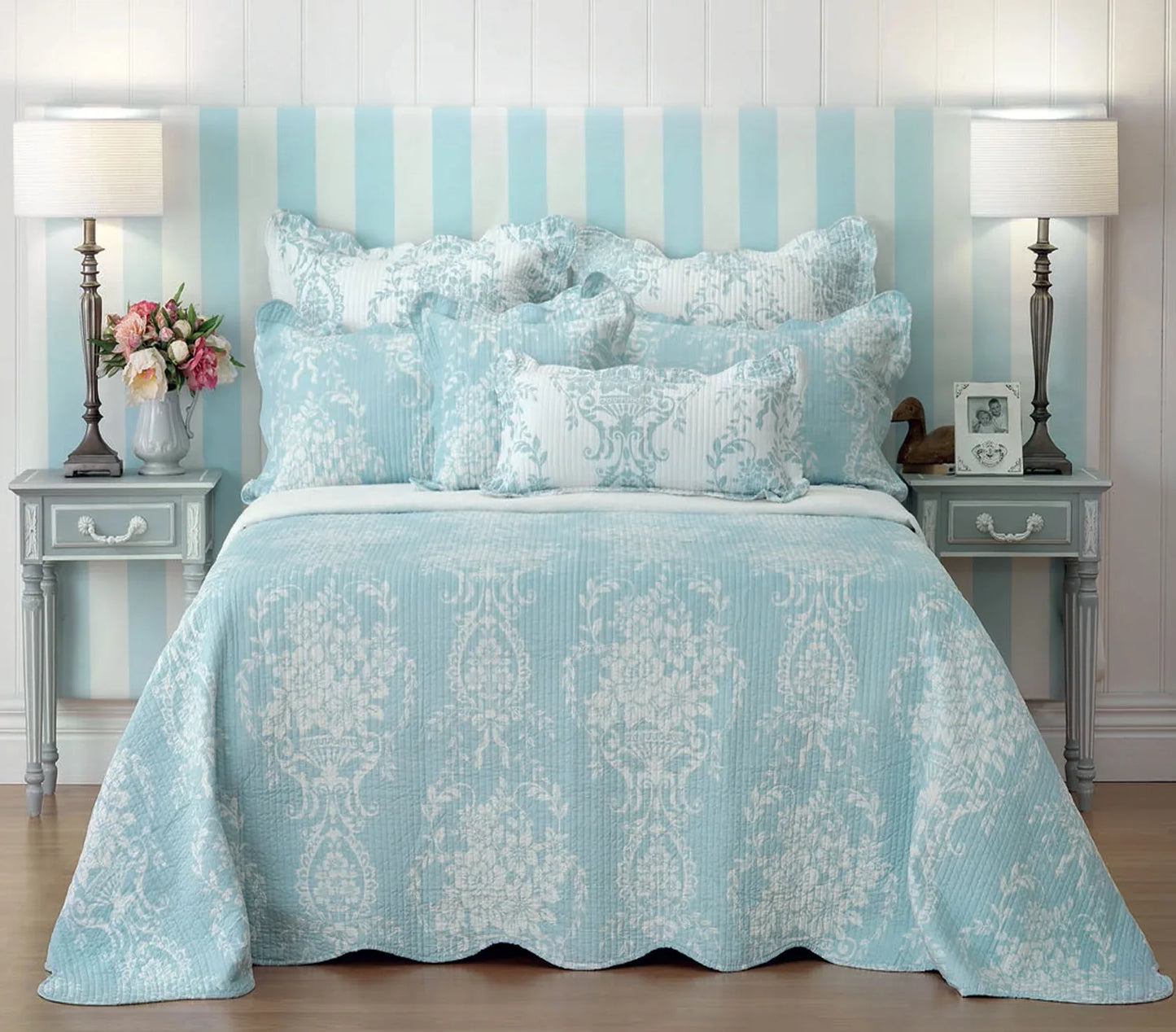 Bianca Florence Bedspread Set Queen - Mekamart Australia