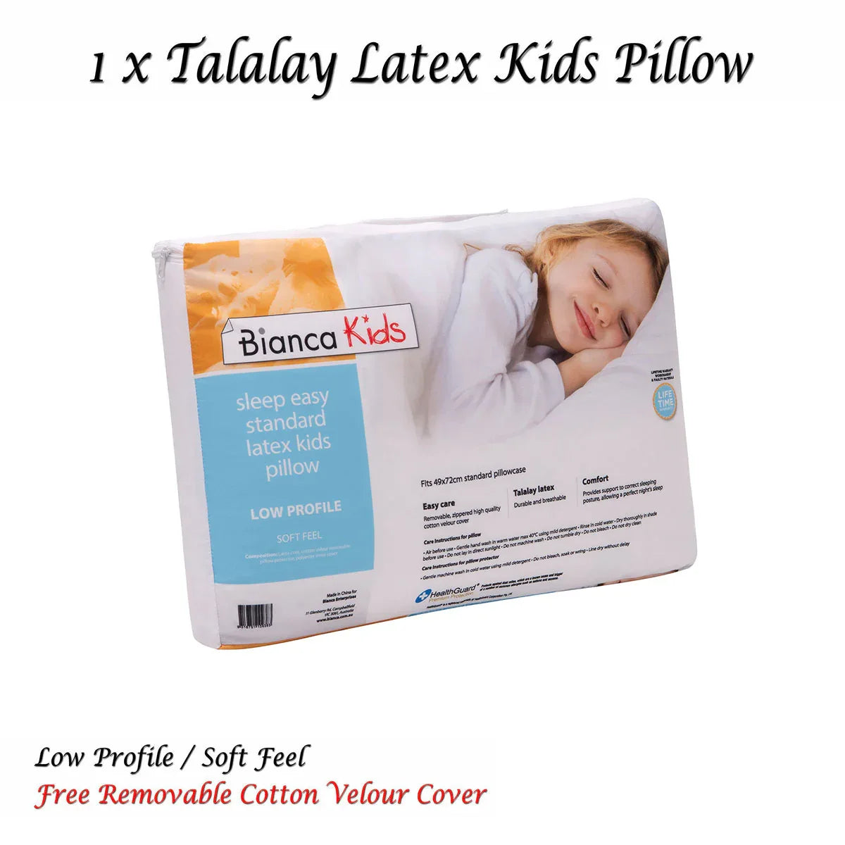 Bianca Talalay Latex Kids Pillow - Mekamart Australia
