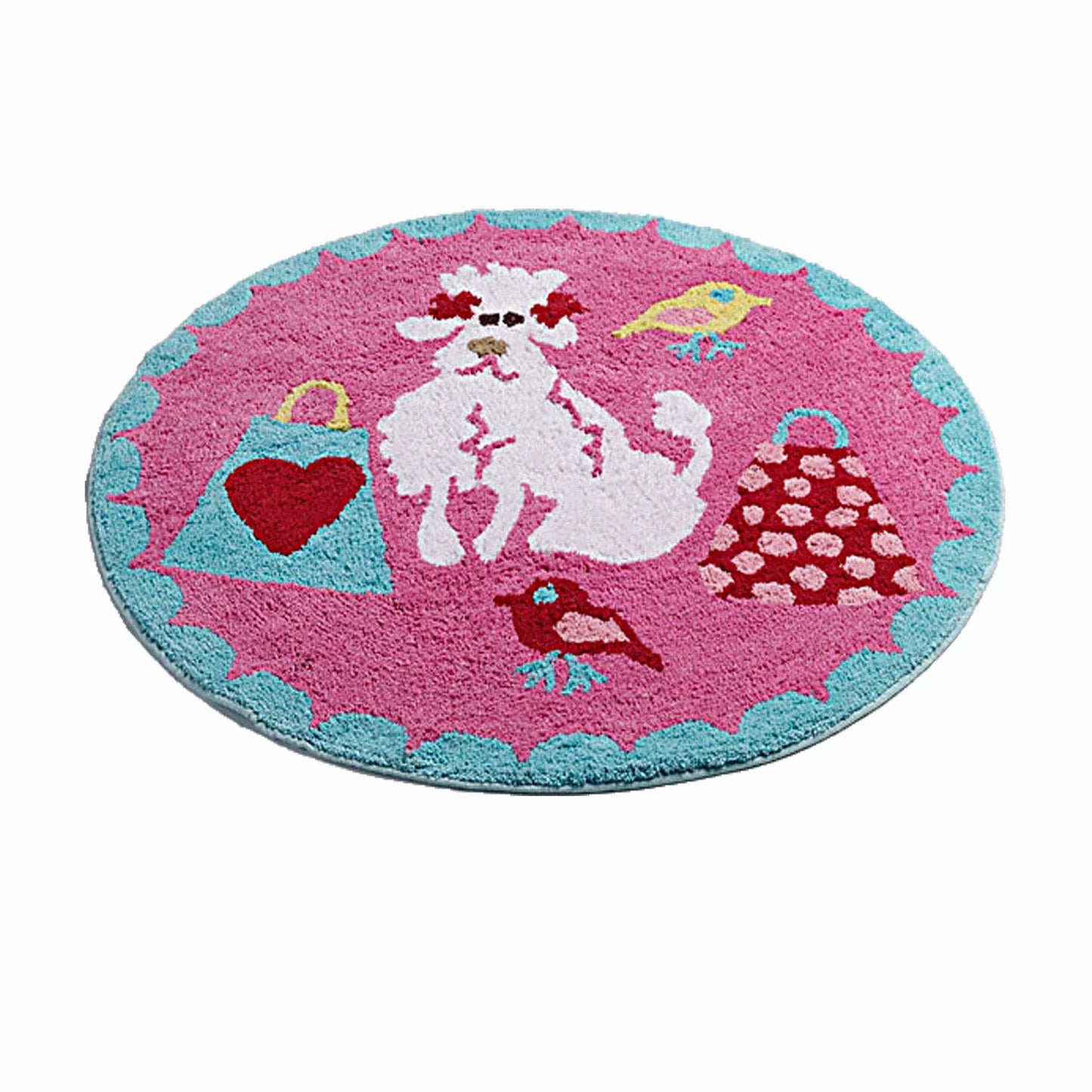 Jiggle & Giggle Born To Shop Floor Rug Round 80 cm Diameter - Mekamart Australia