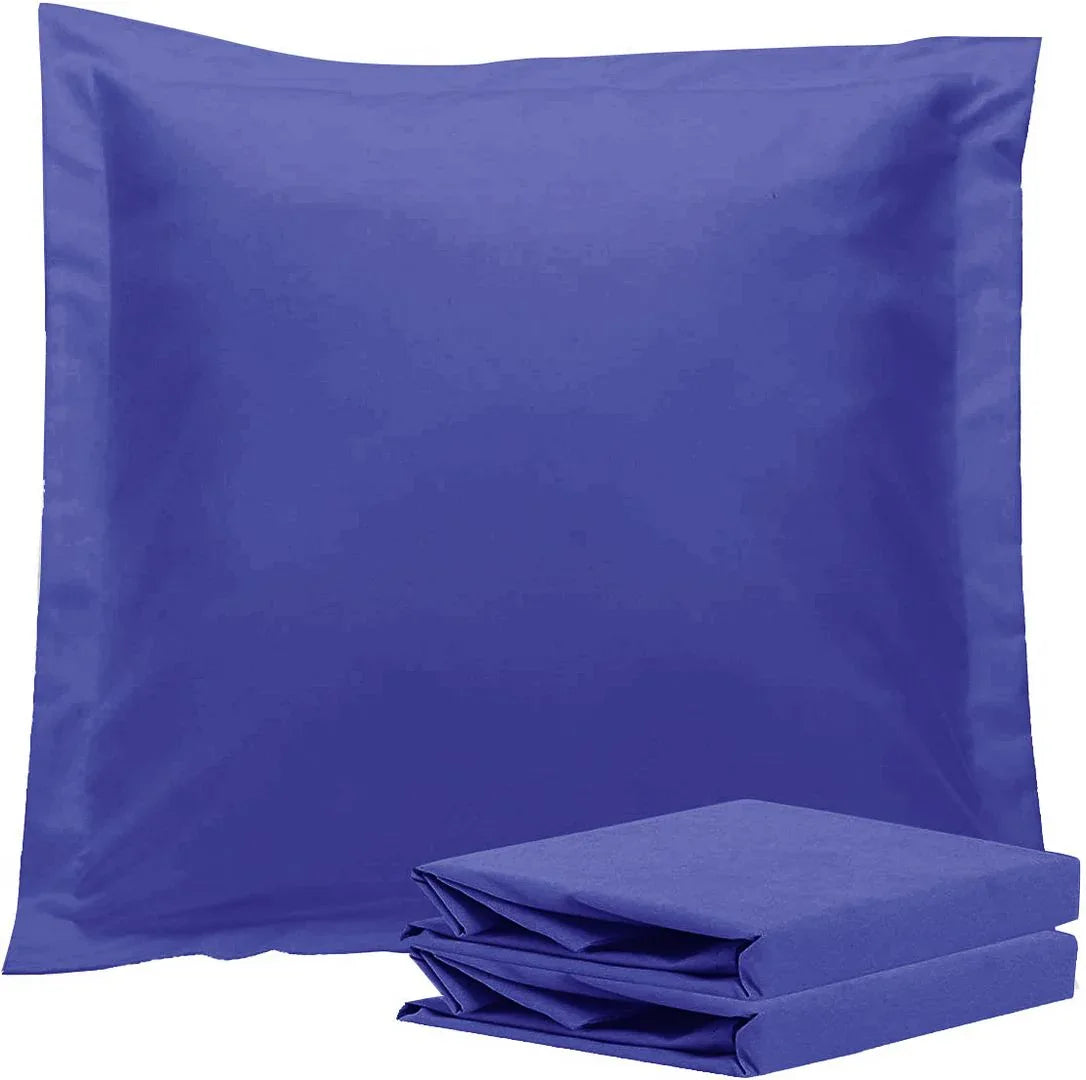 1000TC Premium Ultra Soft European Pillowcases 2-Pack Royal Blue - Mekamart Australia
