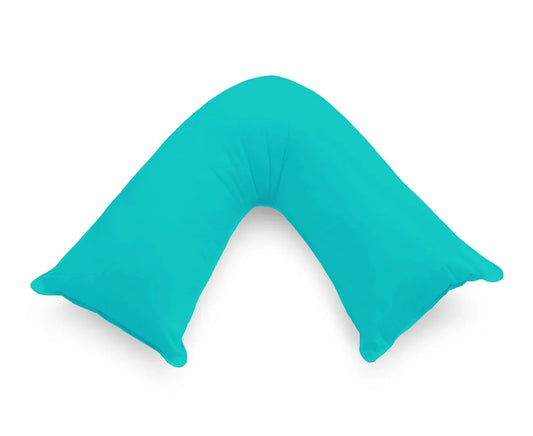 1000TC Premium Ultra Soft V SHAPE Pillowcase - Teal - Mekamart Australia