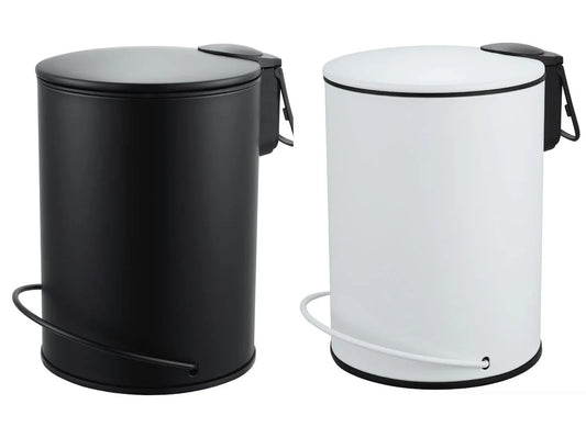 3L Soft Close Pedal Bin White - Mekamart Australia