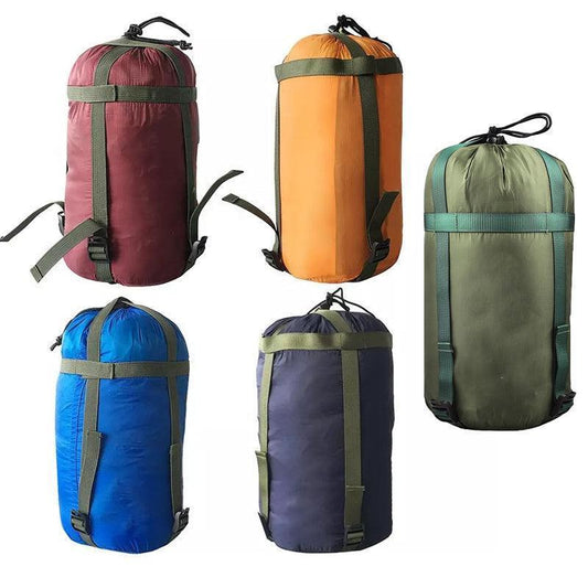 Camping Sleeping Bag Compression Sack Waterproof Outdoor Storage Bag - Lake Blue - Mekamart Australia