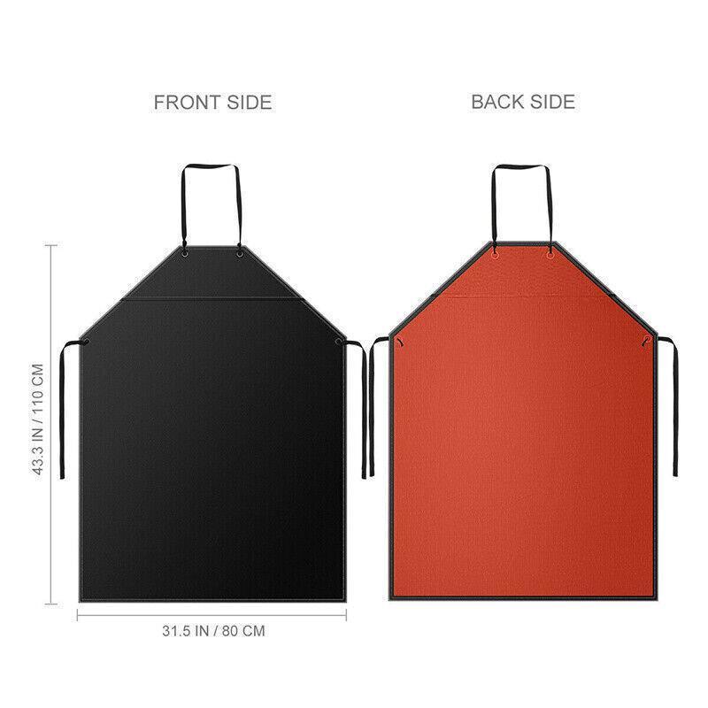 Waterproof Apron Pvc Apron Chef Butcher Work Heavy Duty Royal Black Best Quality - Mekamart Australia