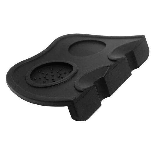 Double Slot Silicone Coffee Tamper Mat | Non-Slip Corner Tamping Pad 21×15×4cm - Mekamart Australia