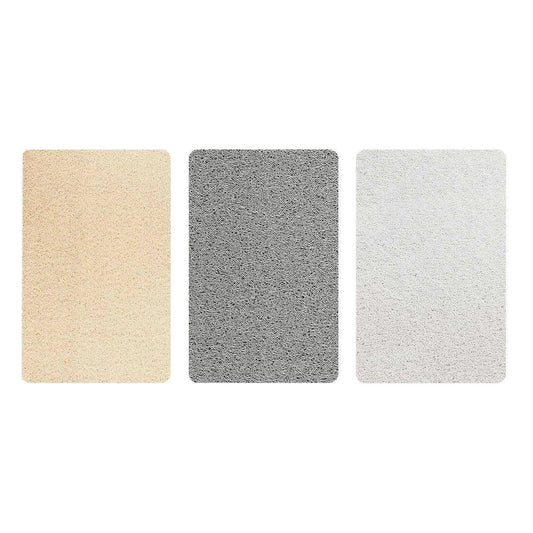 Waterproof Non-Slip Bathroom Shower Mat Anti-Slip Rug Toilet Floor Mat Washable - Grey-43*75cm - Mekamart Australia