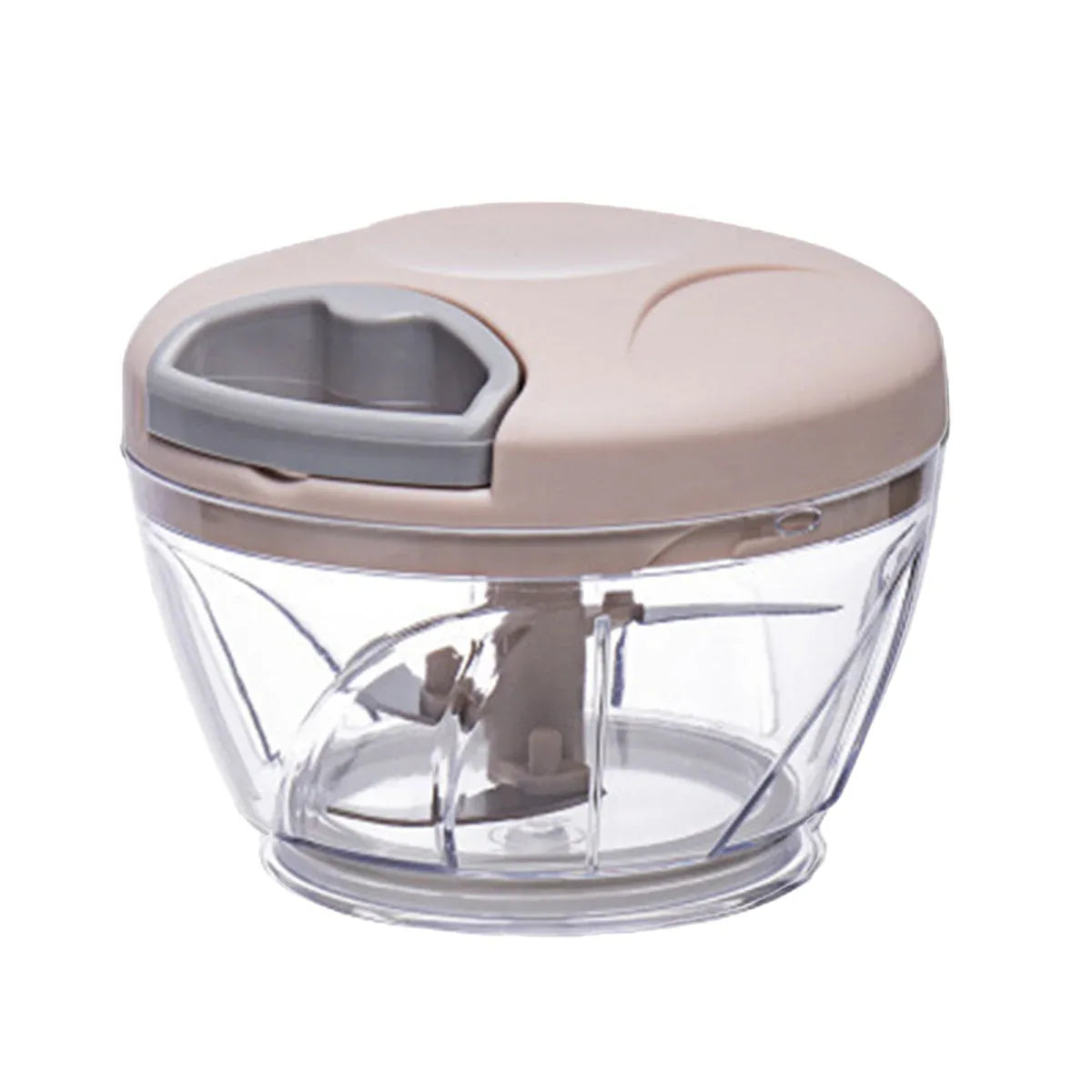 500ml Manual Meat Mincer Garlic Chopper Rotate Garlic Press Crusher Vegetable - Green - Mekamart Australia