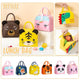 3D Bento Lunch Bag Cartoon Handbag Insulated Food Box Bag for Students LunchTote - Yellow Duck - Mekamart Australia