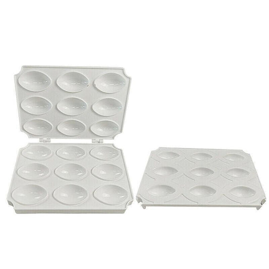 Meatball Maker Manual Meatloaf Mold Kibbeh Maker Press Minced Processor Tool - 9 Holes Clear - Mekamart Australia