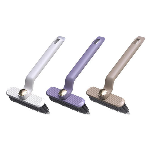 Multi-Functional Rotary Cleaning Brush Hard Bristle Slot Seam Wall Tile Brush - Coffee - Mekamart Australia