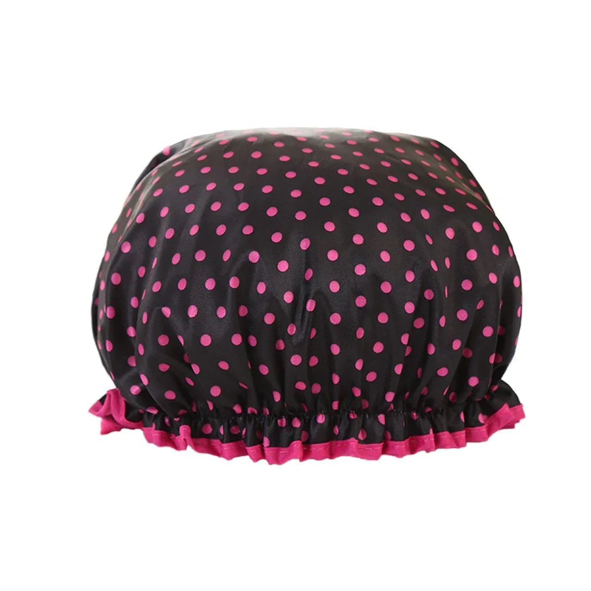 Woman Shower Cap Reusable Long Hair Large Turban Bathroom Waterproof Hair Cap - Streak - Mekamart Australia