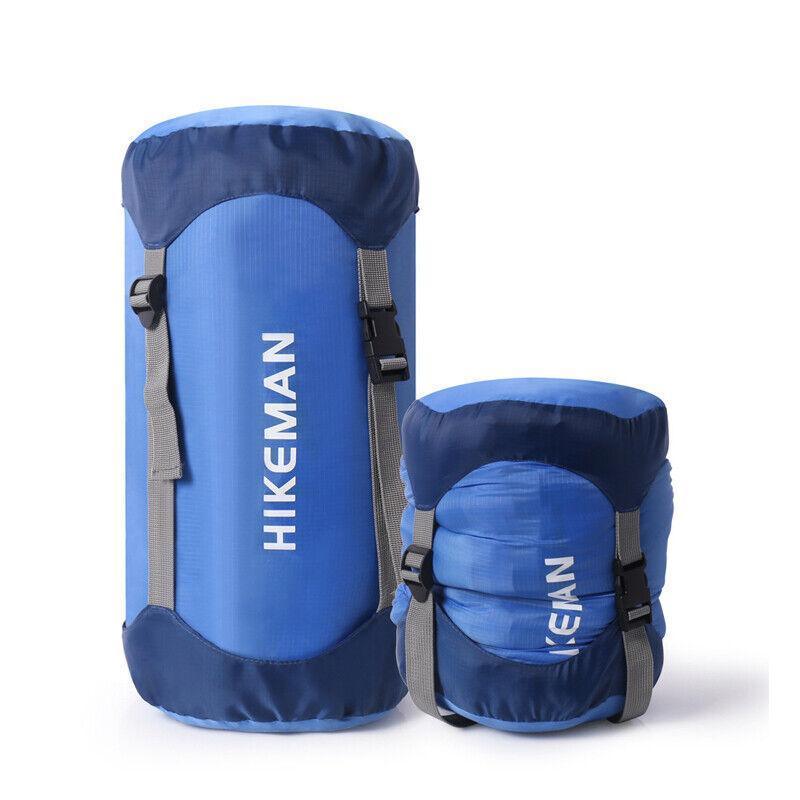 M Size Waterproof Compression Stuff Sack Outdoor Camping Storage Bag Sleeping Bag Cover - Blue - Mekamart Australia