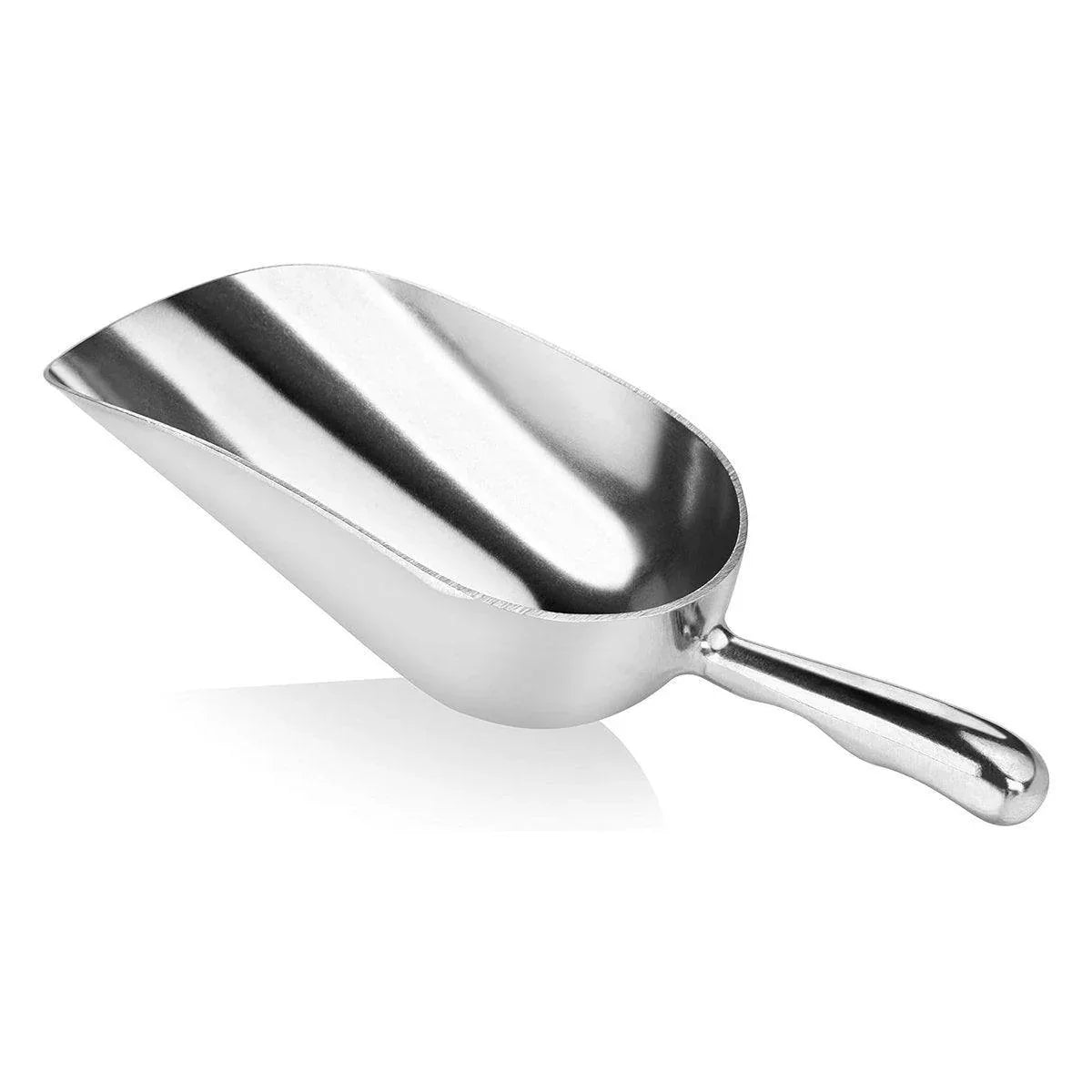 4 Sizes Aluminum Alloy Ice Shovel Flour Rice Scoop Multipurpose Kitchen Tool - M - Mekamart Australia