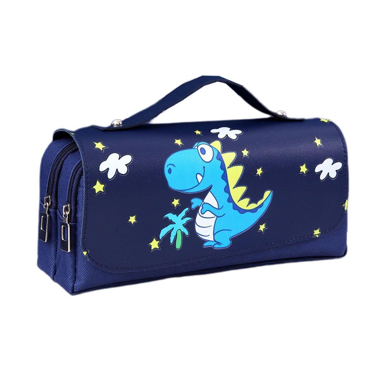 Functional Pencil Case Stationery Bag Pen Holder Storage Organizer for School - 02 - Mekamart Australia