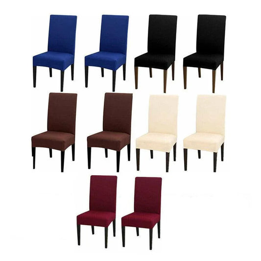 6X Stretch Chair Cover Seat Covers Spandex Washable Banquet Wedding Party Decora - Lake Blue - Mekamart Australia