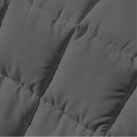 Luxor Australian Made All Season Grey 400GSM Bamboo Blend Quilt Queen - Mekamart Australia