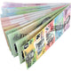 Assorted Dollar Australian Souvenir Note Pad Fake AUD Money - 1 Pack of 50 Sheets - Mekamart Australia