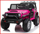 Jeep Off Road Inspired Ride On Car Kids Fairyland Adventure – Pink - Mekamart Australia
