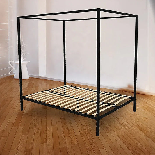 4 Four Poster Queen Bed Frame - Mekamart Australia