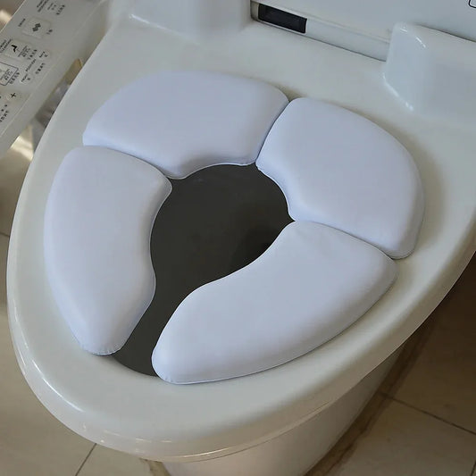 Kids Baby Toddler Travel Folding Padded Potty Seat Cushion Toilet Training - Mekamart Australia