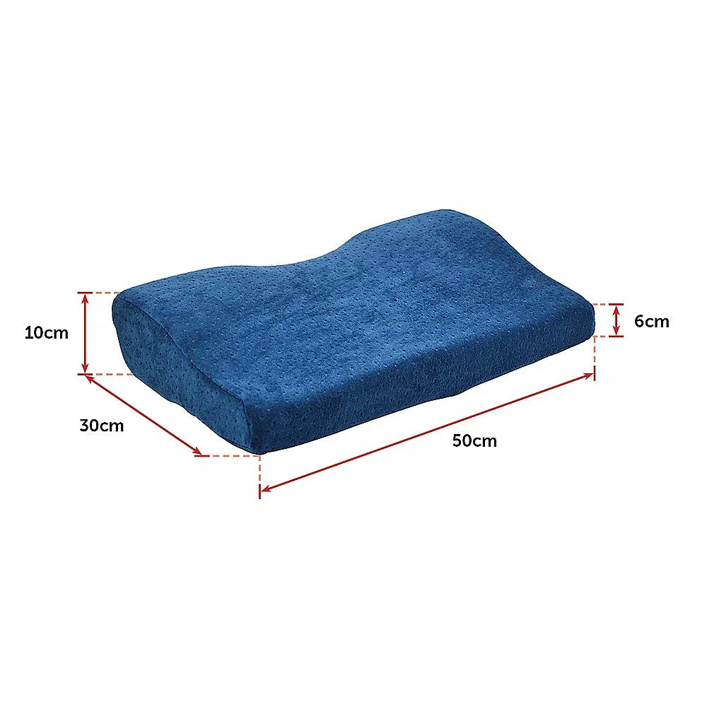 Memory Foam Neck Pillow Cushion Support Rebound Contour Pain Relief Health Care - Mekamart Australia