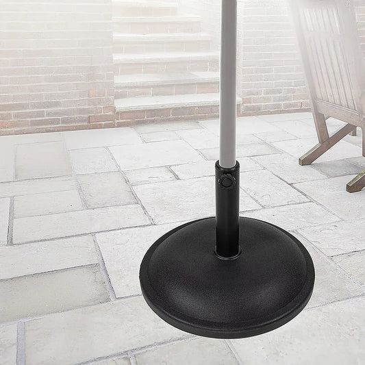 20kg Patio Sun Umbrella Base Durable Parasol Garden Stand Cement Round - Mekamart Australia