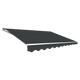 Outdoor Folding Arm Awning Retractable Sunshade Canopy Grey 5.0m x 3.0m - Mekamart Australia