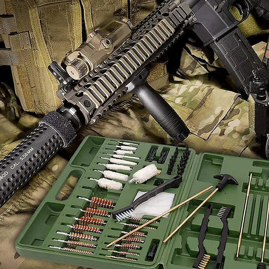 Universal Barrel All-purpose Gun Cleaning Kit for Rifle Pistol Shotgun Muzzleloader - Mekamart Australia