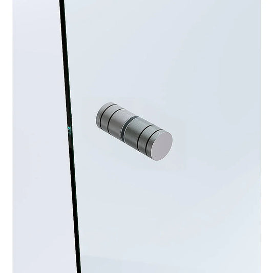 Brass Shower Door Round Knob Handle in Gunmetal - Mekamart Australia