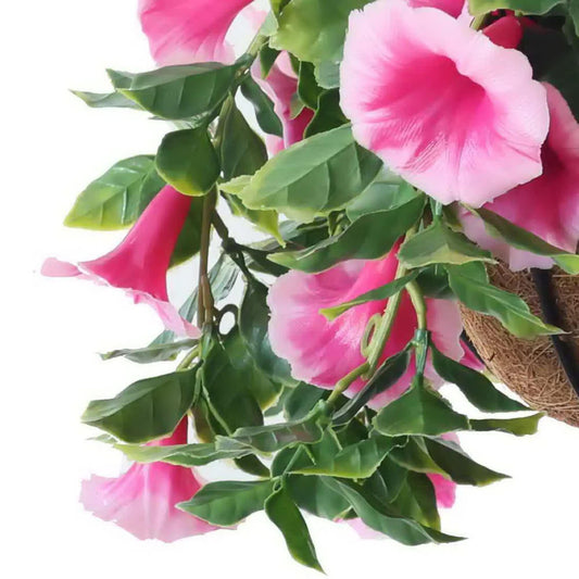 Artificial Petunia Hanging Basket UV Resistant 28cm - Mekamart Australia