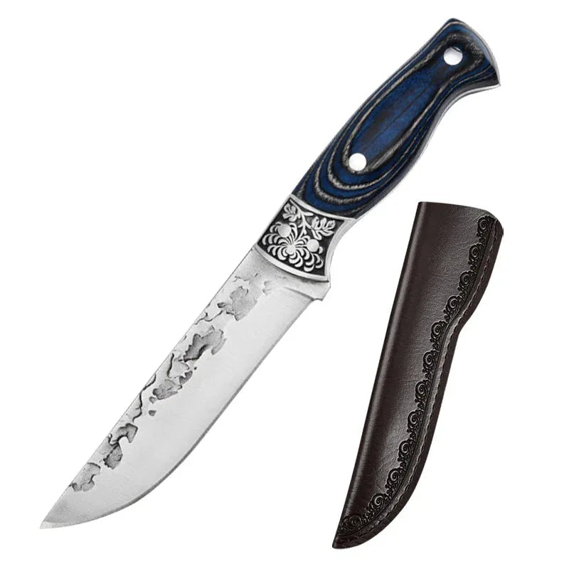 NNEOBA Forged Cleaver Kitchen Chef Knife - With Cover (2pcs) - Mekamart Australia