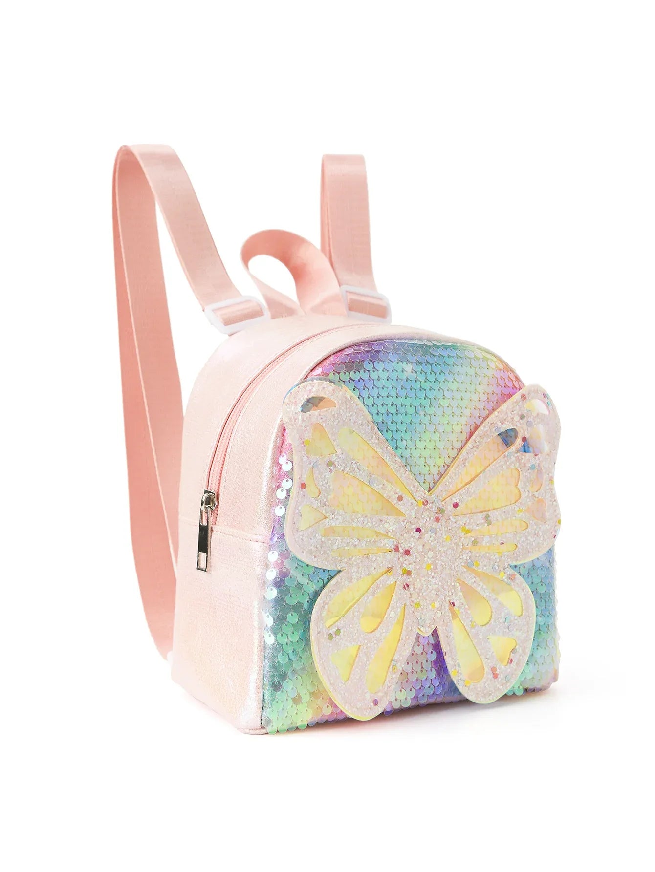 Glitter Butterfly Sequin Backpack - Sparkling Small Backpack for Kids - Mekamart Australia