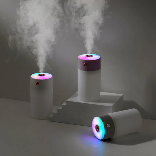 Pink 300ml USB Air Humidifier - Quiet Mini Humidifier for Bedroom, Office, Car - Mekamart Australia