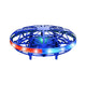 Hand-Controlled UFO Mini Drone with LED Lights & Obstacle Avoidance(blue) - Mekamart Australia