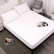 White Queen Size Waterproof Fitted Mattress Protector - Soft & Breathable Bed Cover, Hypoallergenic, Deep Pocket (152x190x30cm) - Mekamart Australia
