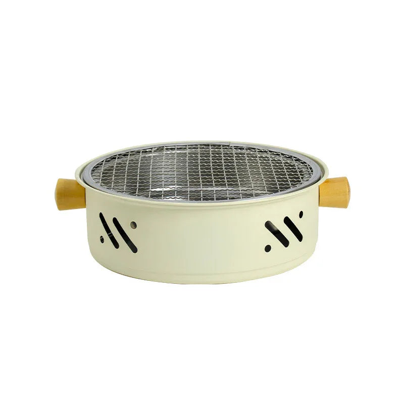 Portable 28cm Stainless Steel Barbecue and Tea Furnace - Mekamart Australia