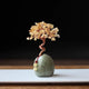 Yellow Crystal Natural Crystal Wealth Tree - 12cm Feng Shui Decor, Elegant Office Desk Ornament - Mekamart Australia