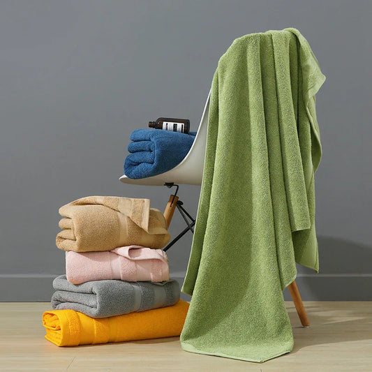 Grey Premium 3-Piece 100% Cotton Towel Set - Ultra Soft, Absorbent & Quick-Dry for Bathroom - Mekamart Australia