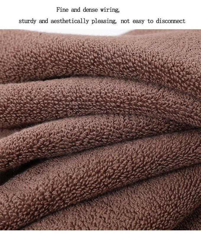 Luxury Combed Cotton Towel Collection - Highly Absorbent, Soft & Durable for Bath, Hand, and Face(Caramel) - Mekamart Australia