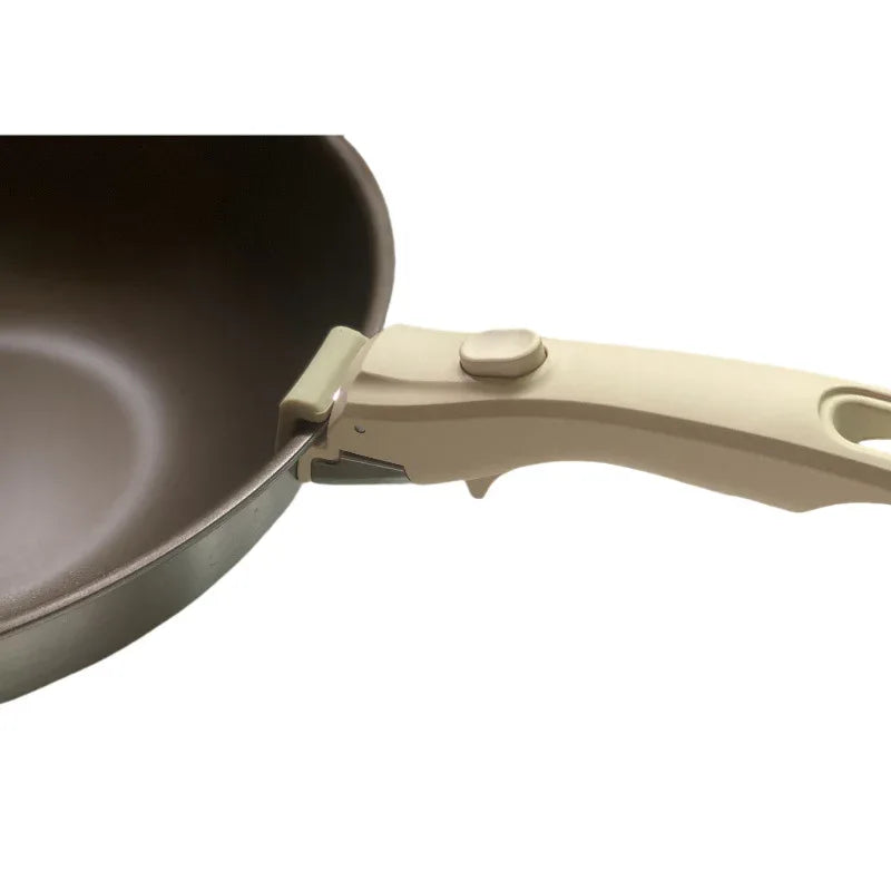 White Universal Detachable Pot Handle - Anti-Scald Handle Accessory for Milk Pots & Woks, General Purpose - Mekamart Australia