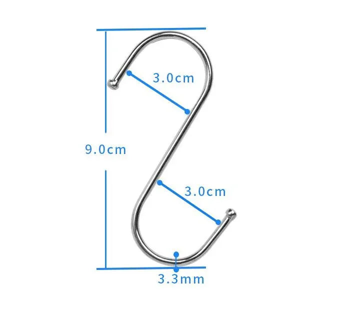 3PCS Black + 3PCS White Retractable Hanging Basket Pulley System & 6PCS Heavy Duty Stainless Steel S-Hooks Combo - Garden Plant Hanger(Max Load 5KG) - Mekamart Australia