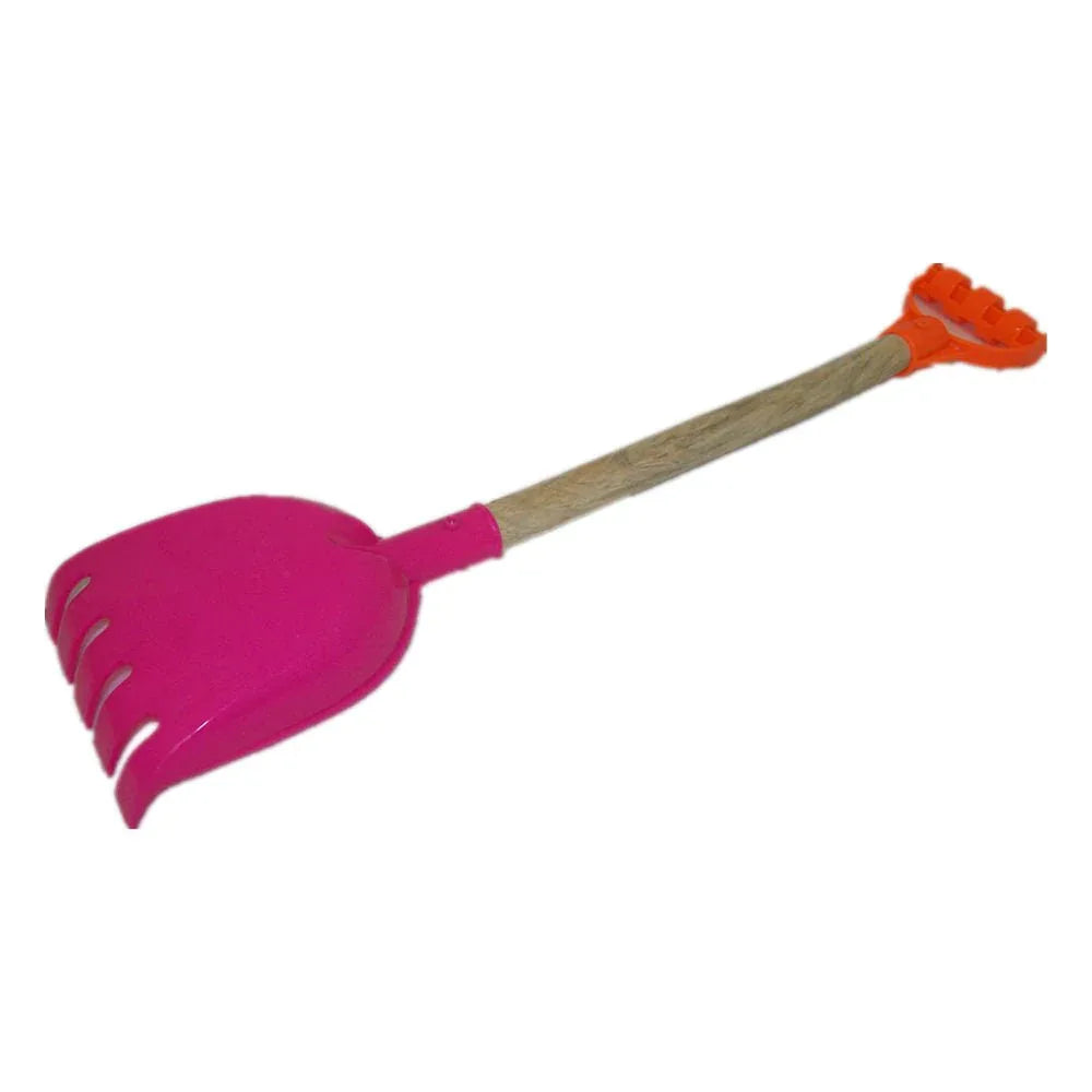 2x Wooden handle toy rake - Mekamart Australia