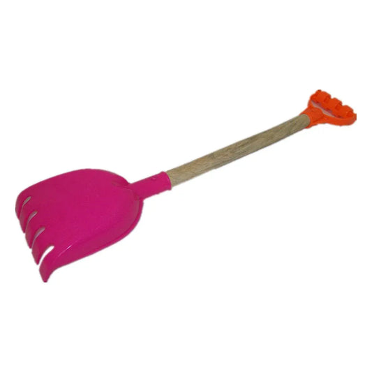 2x Wooden handle toy rake - Mekamart Australia
