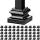VEVOR 50 PCS Aluminum Alloy Baluster Flat Shoes Wrought Spindles for Staircase - Mekamart Australia