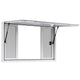 VEVOR Concession Window 1346x838 mm, Aluminum Alloy Service Window for Food Truck, Up to 85 Degrees Stand Serving Window with 4 Sliding Windows, Awning Door, and Drag Hook, for Concession Trailers - Mekamart Australia